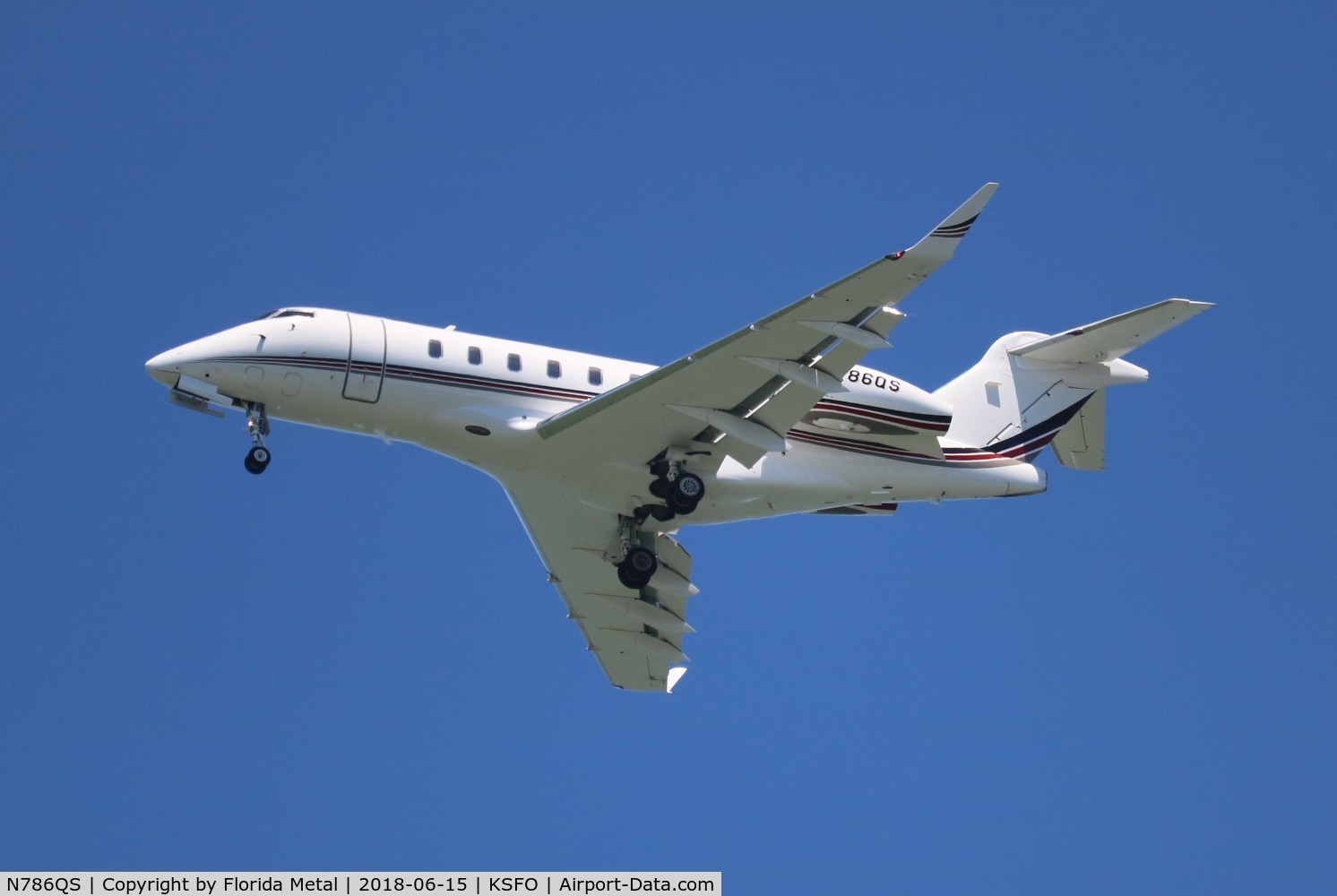 N786QS, 2015 Bombardier Challenger 350 (BD-100-1A10) C/N 20590, NetJets