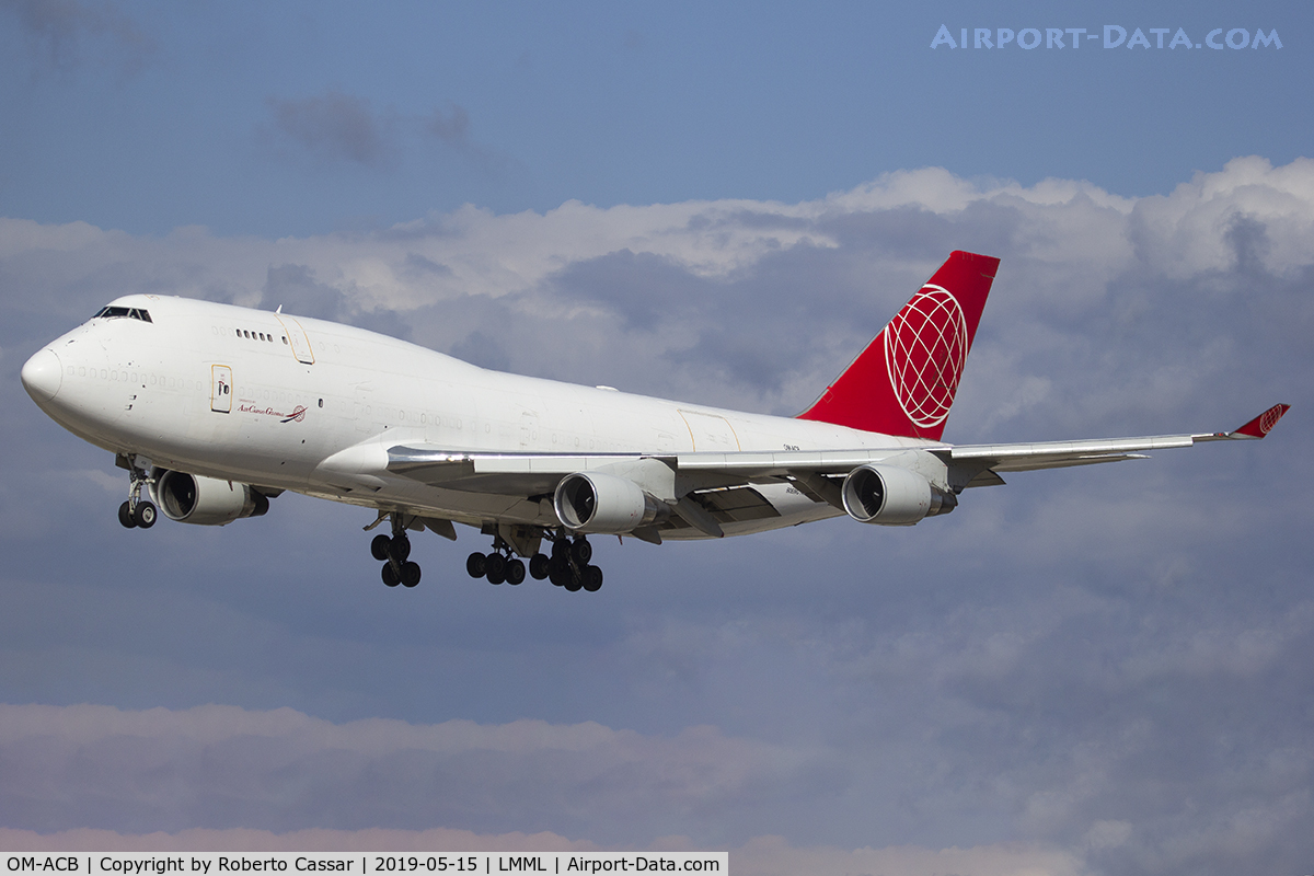OM-ACB, 1991 Boeing 747-433 /BDSF C/N 24998, Runway 31