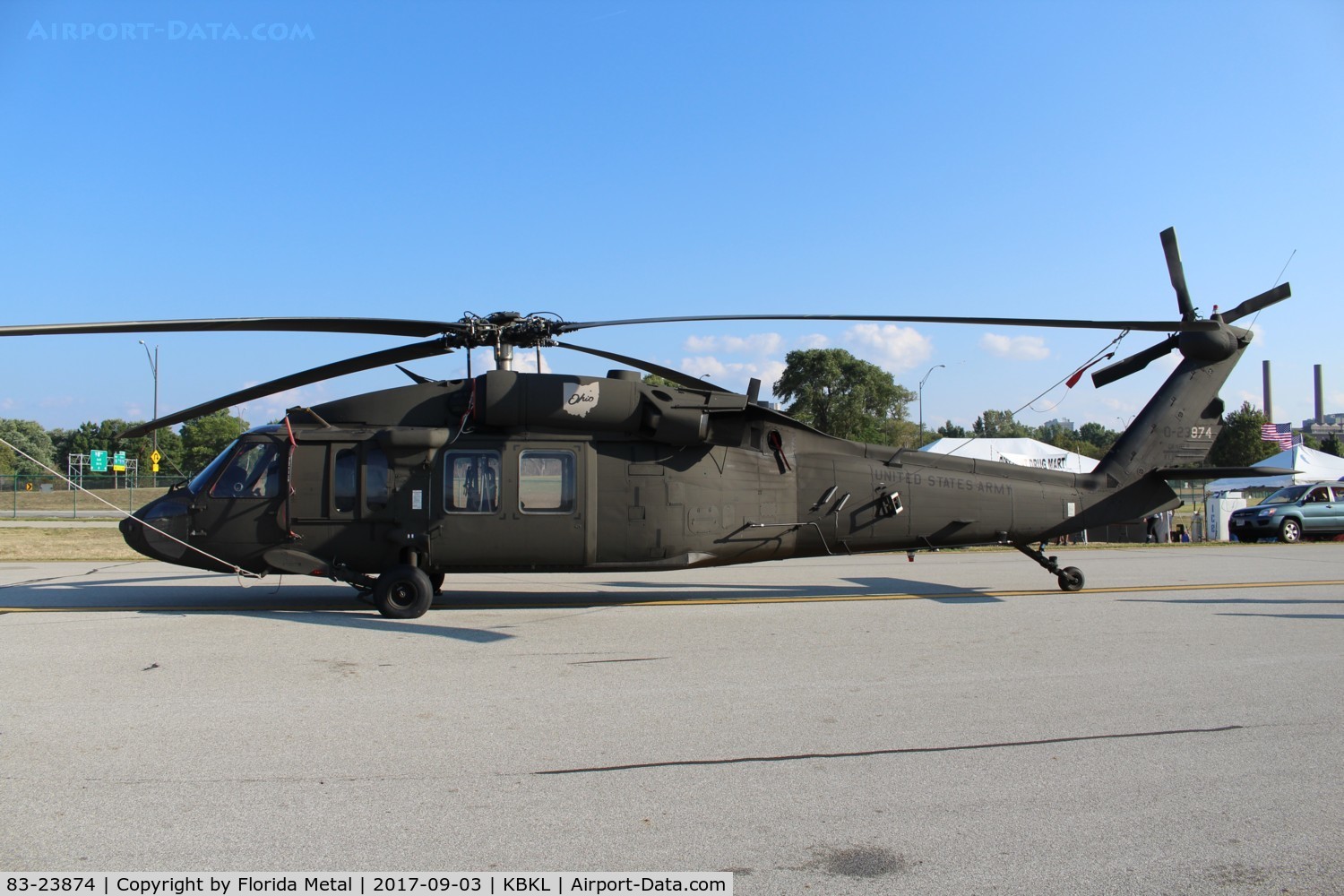 83-23874, 1983 Sikorsky UH-60A Black Hawk C/N 70699, Cleveland Airshow 2017