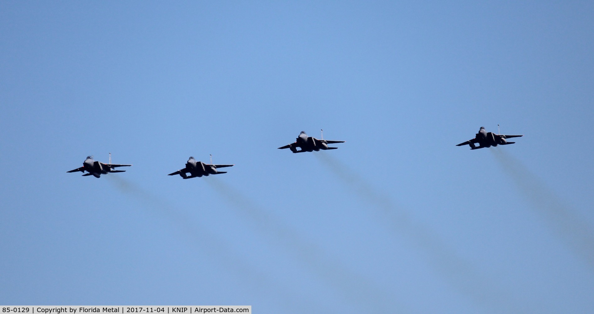 85-0129, 1985 McDonnell Douglas F-15D Eagle C/N 0945/D055, NAS JAX 2017