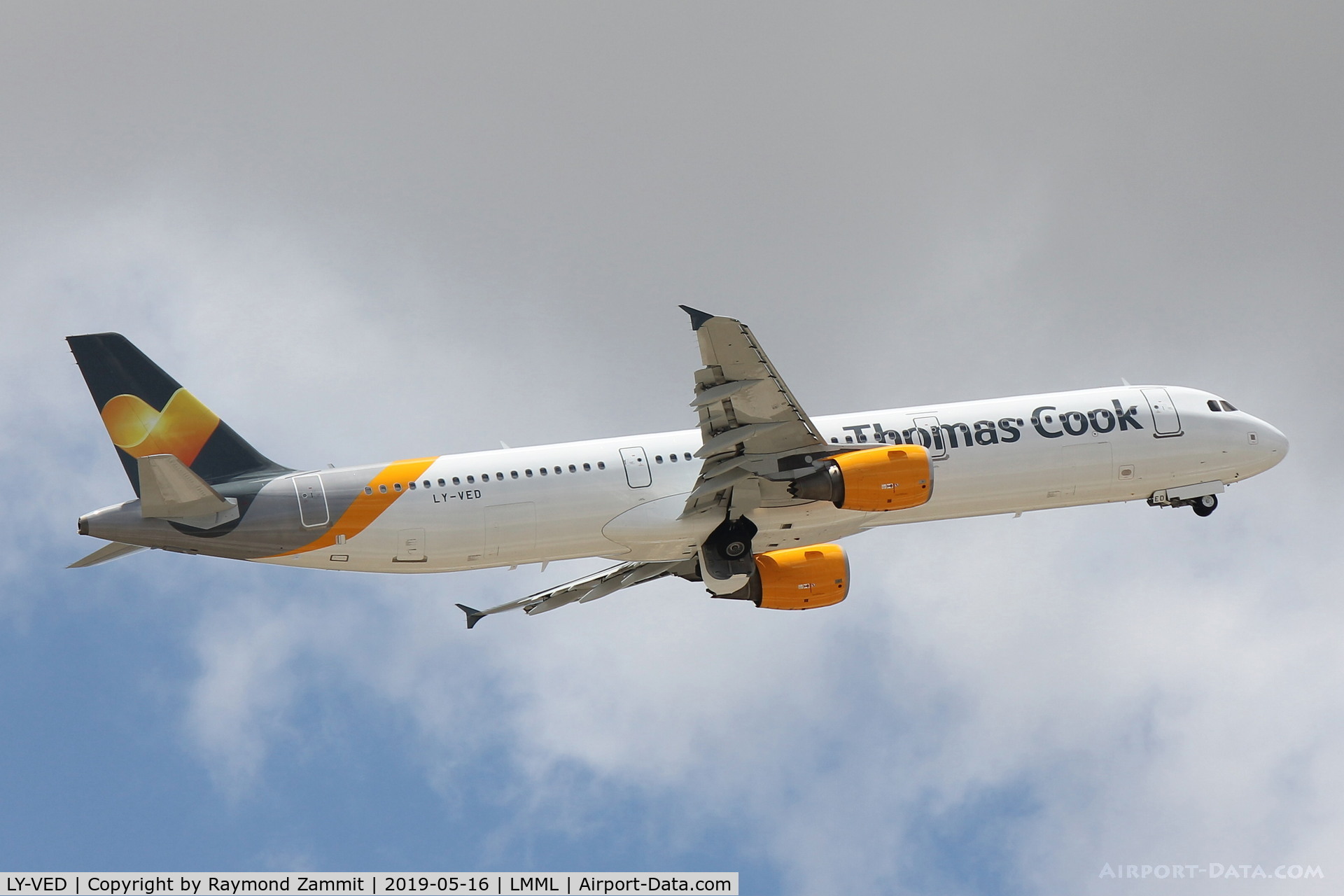LY-VED, 2007 Airbus A321-211 C/N 3334, A321 LY-VED Thomas Cook Airlines