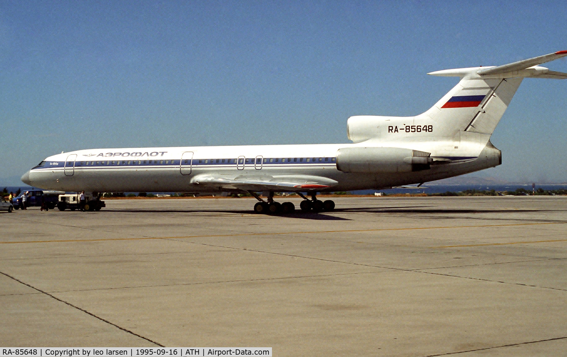 RA-85648, 1988 Tupolev Tu-154M C/N 88A786, Athens 16.9.1995