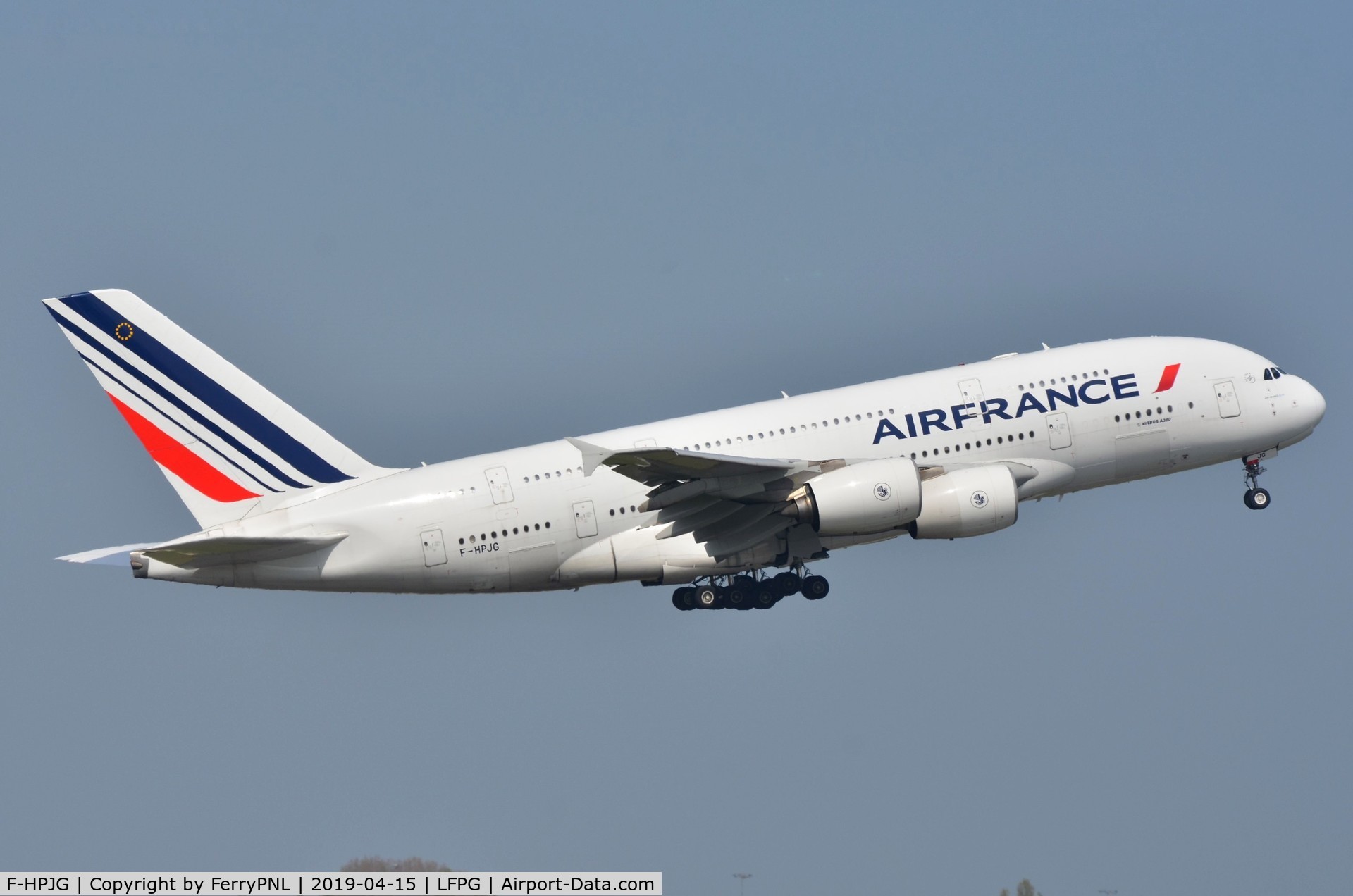 F-HPJG, 2011 Airbus A380-861 C/N 067, Take-off of Air France A388
