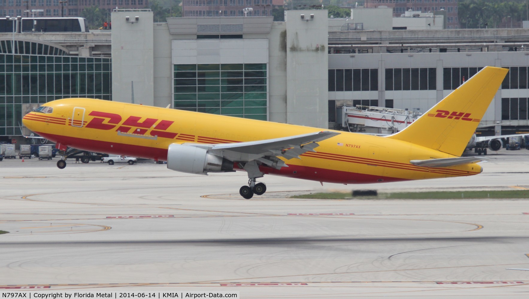 N797AX, 1985 Boeing 767-281 C/N 23147, DHL 767