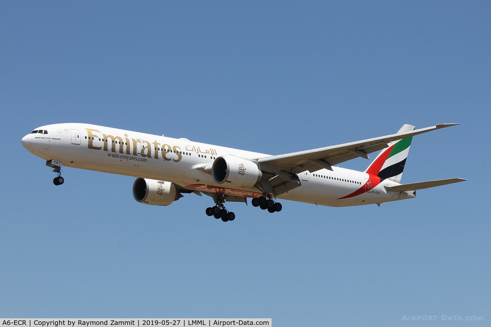 A6-ECR, 2009 Boeing 777-31H/ER C/N 35592, B777 A6-ECR Emirates Airlines