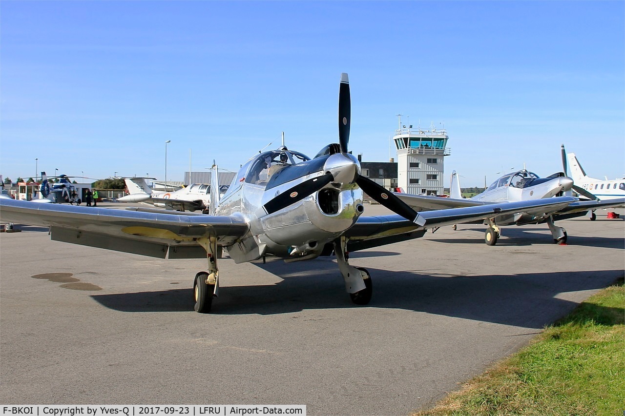 F-BKOI, Morane-Saulnier MS-733 Alcyon C/N 74, Morane-Saulnier MS-733 Alcyon, Static display, Morlaix-Ploujean airport (LFRU-MXN) Air show 2017