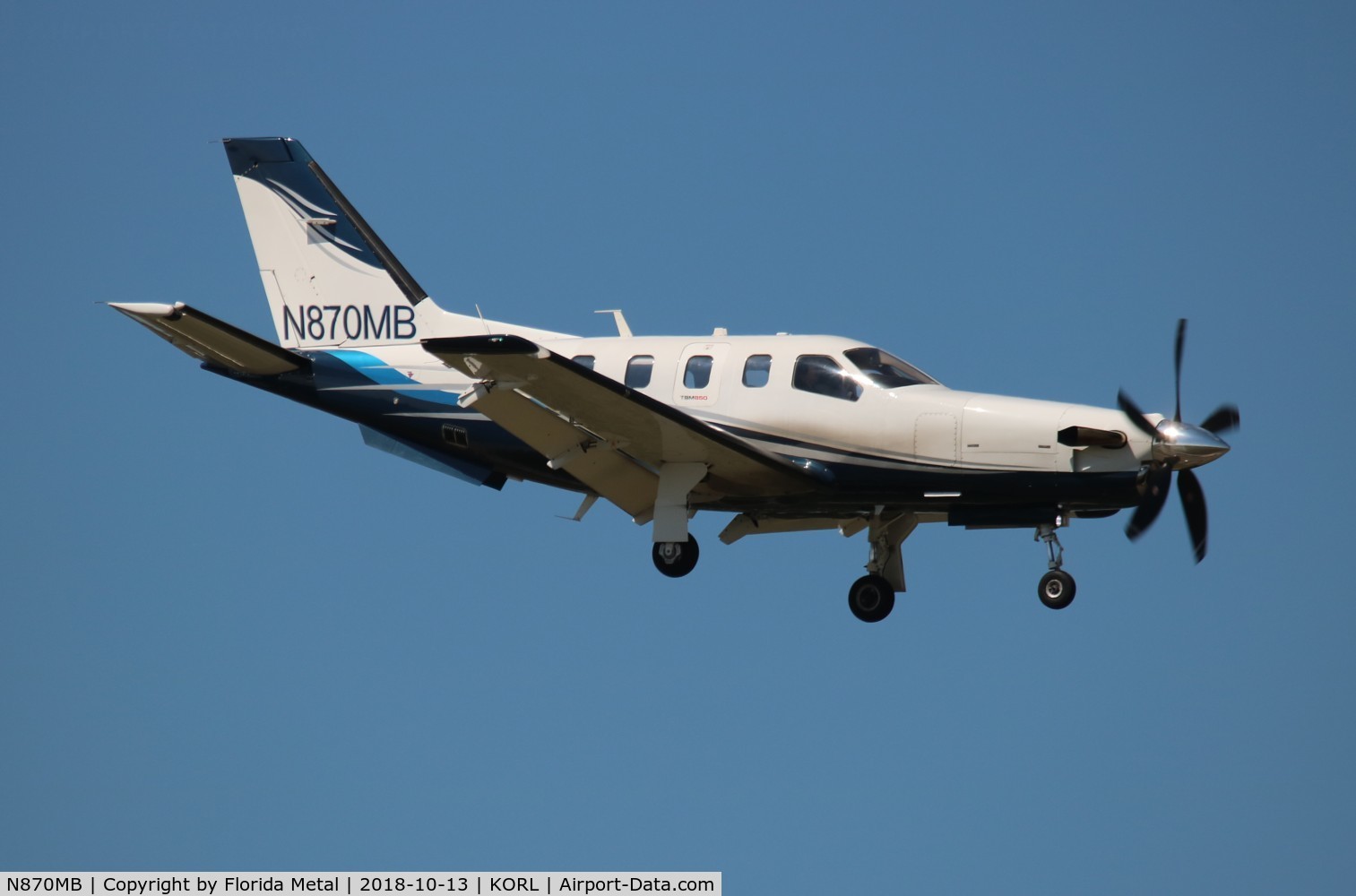 N870MB, 2009 Socata TBM-850 C/N 522, TBM-850