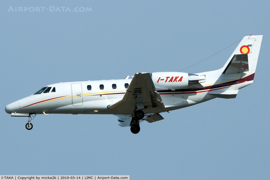 I-TAKA, 2005 Cessna 560XLS Citation Excel C/N 560-5537, Landing