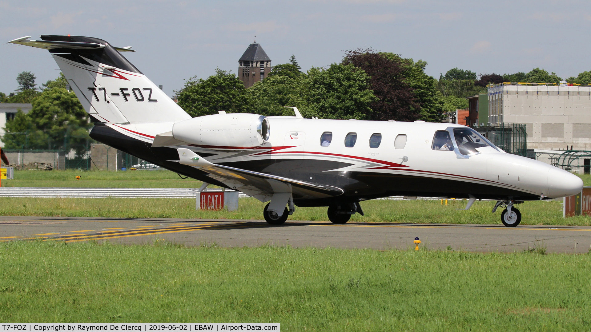 T7-FOZ, 2014 Cessna 525 Citation M2 C/N 525-0851, At Antwerp Airport.