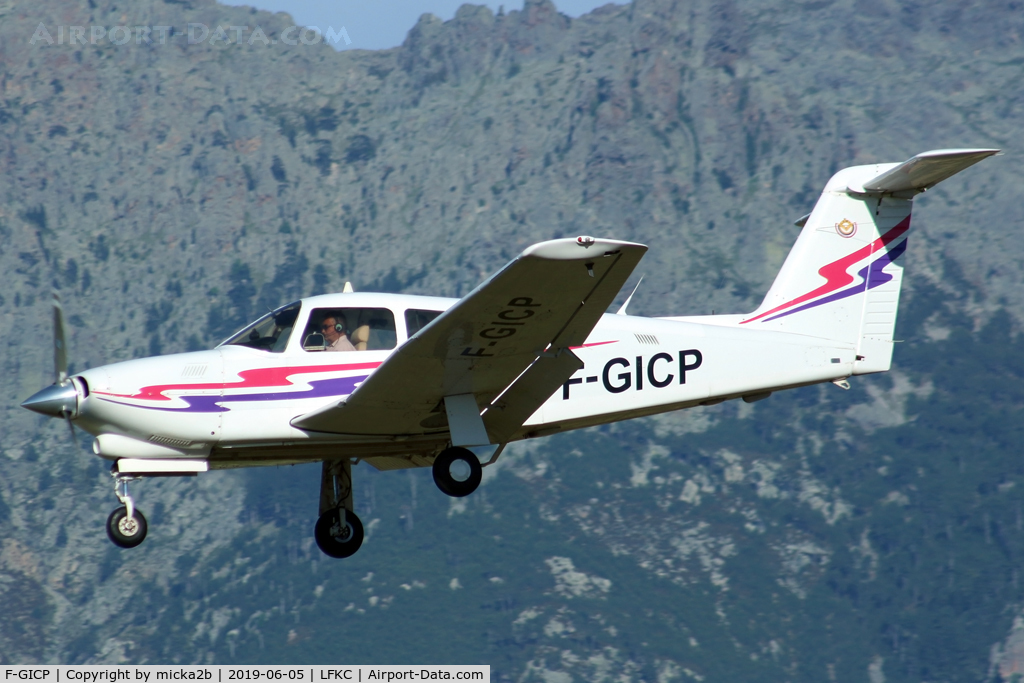 F-GICP, Piper PA-28RT-201T Turbo Arrow IV C/N 28R-8431004, Landing