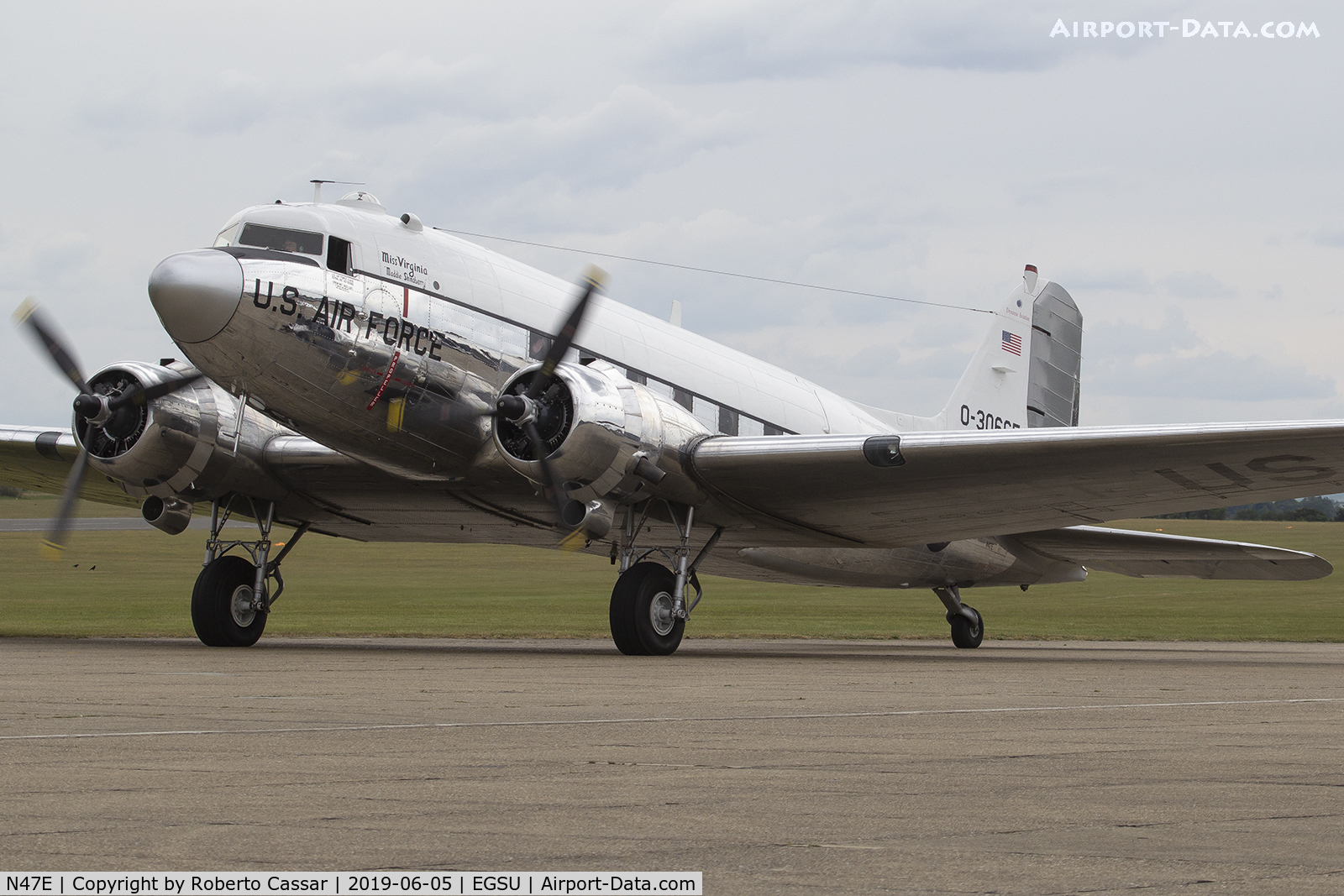 N47E, 1943 Douglas DC-3C (C-47A-60-DL) C/N 13816, Daks Over Normandy 2019 - 43-30665 (Miss Virginia)