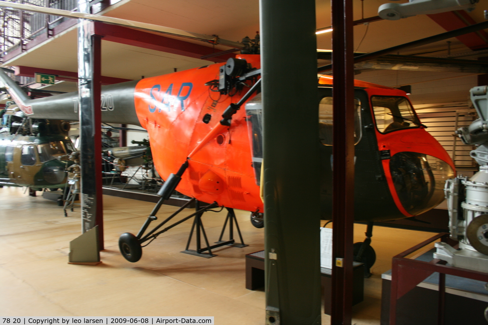 78 20, Bristol 171 Sycamore Mk.52 C/N 13478, Bückeburg Helikopter Museum 8.6.2009