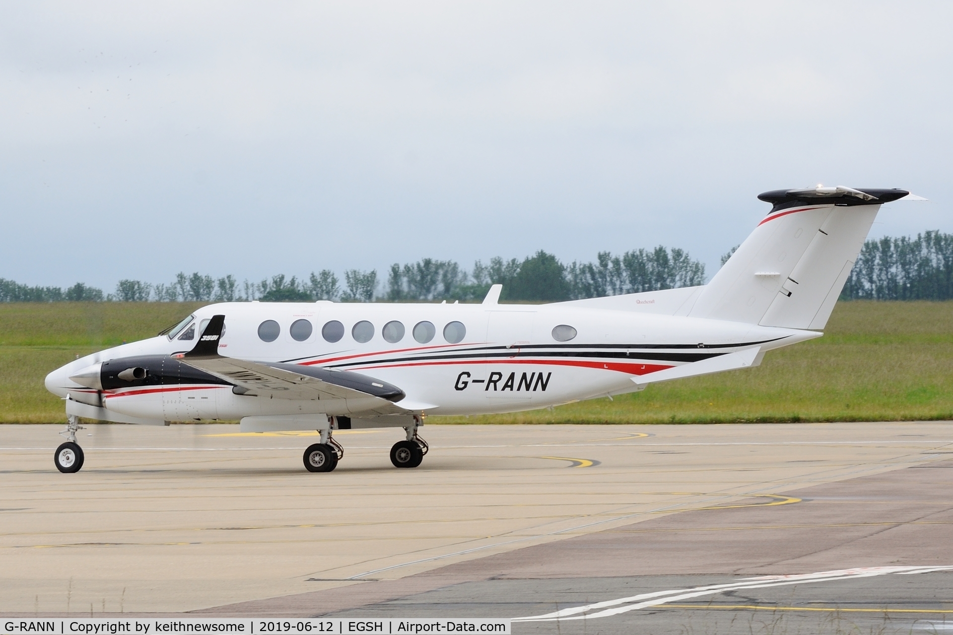 G-RANN, 2013 Beech B300 King Air King Air C/N FL-899, Arriving from Bournemouth.