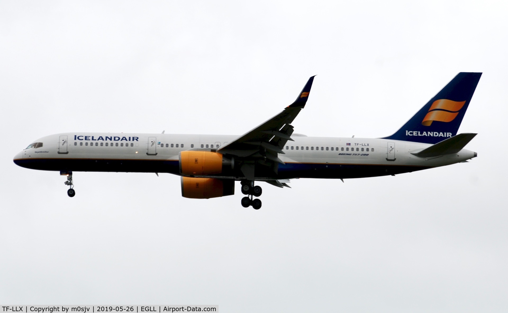 TF-LLX, 2000 Boeing 757-256 C/N 29311, Taken from various locations around the 27L/R landing zones