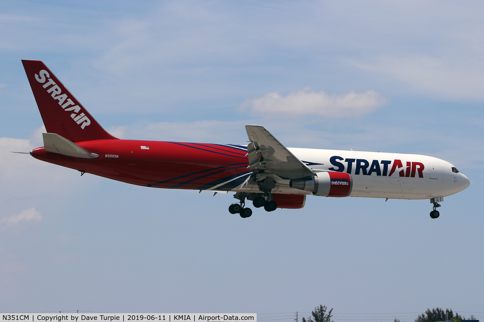 N351CM, 1992 Boeing 767-323 C/N 25201, Originally with American Airlines as N374AA.