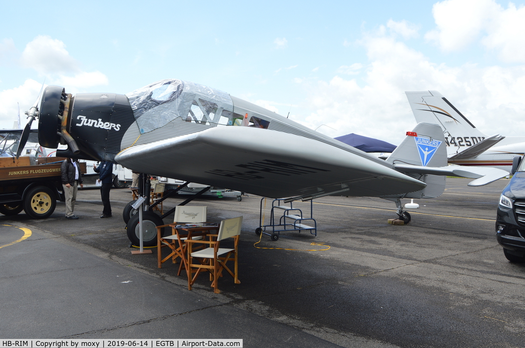 HB-RIM, 2015 Junkers F-13 (Replica) C/N 13-001, Rimowa/Junkers F-13 replica at Wycombe Air Park.