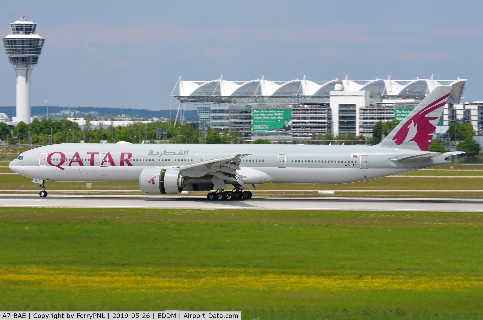 A7-BAE, 2009 Boeing 777-3DZ/ER C/N 36104, Arrival of Qatar B773