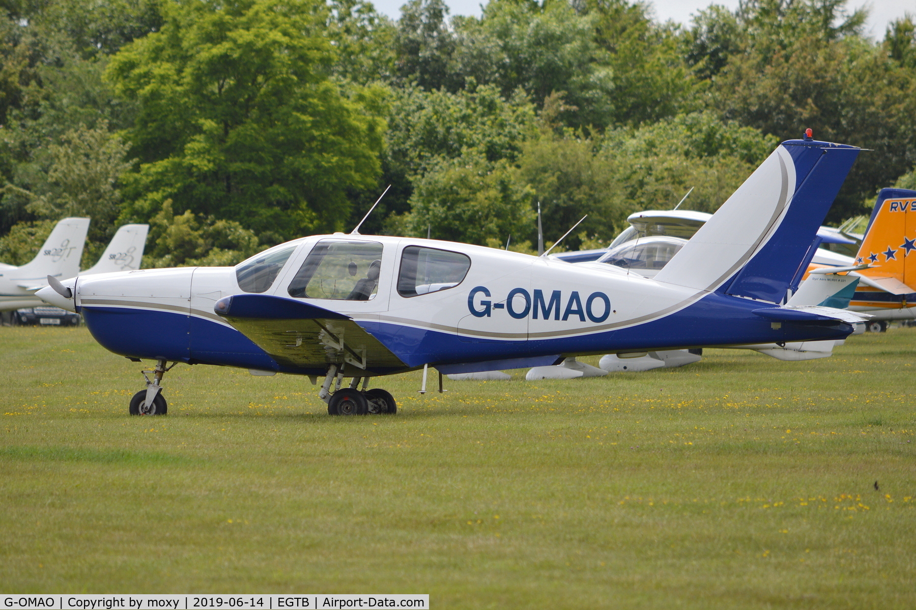 G-OMAO, 1983 Socata TB-20 Trinidad C/N 378, Socata TB-20 Trinidad at Wycombe Air Park.
