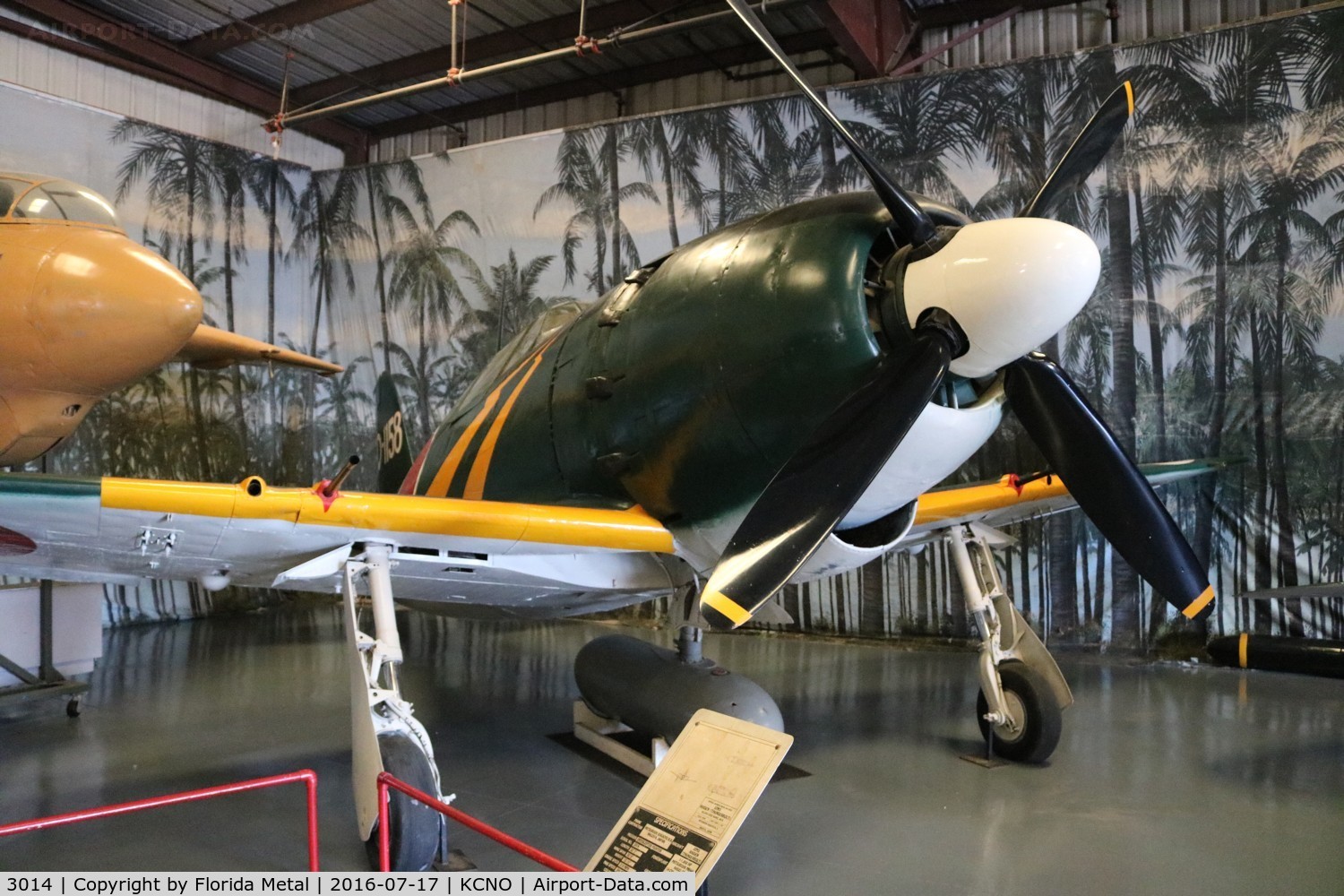 3014, 1943 Mitsubishi J2M3 Raiden D4 C/N 0000, Planes of Fame
