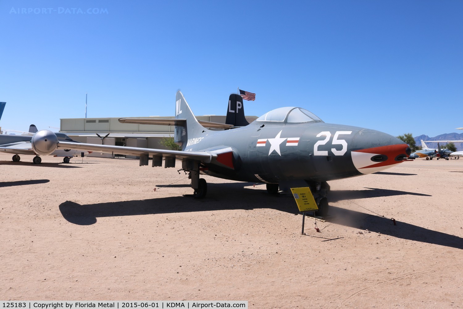 125183, Grumman F9F-5 Panther C/N Not found 125183, F9F-5