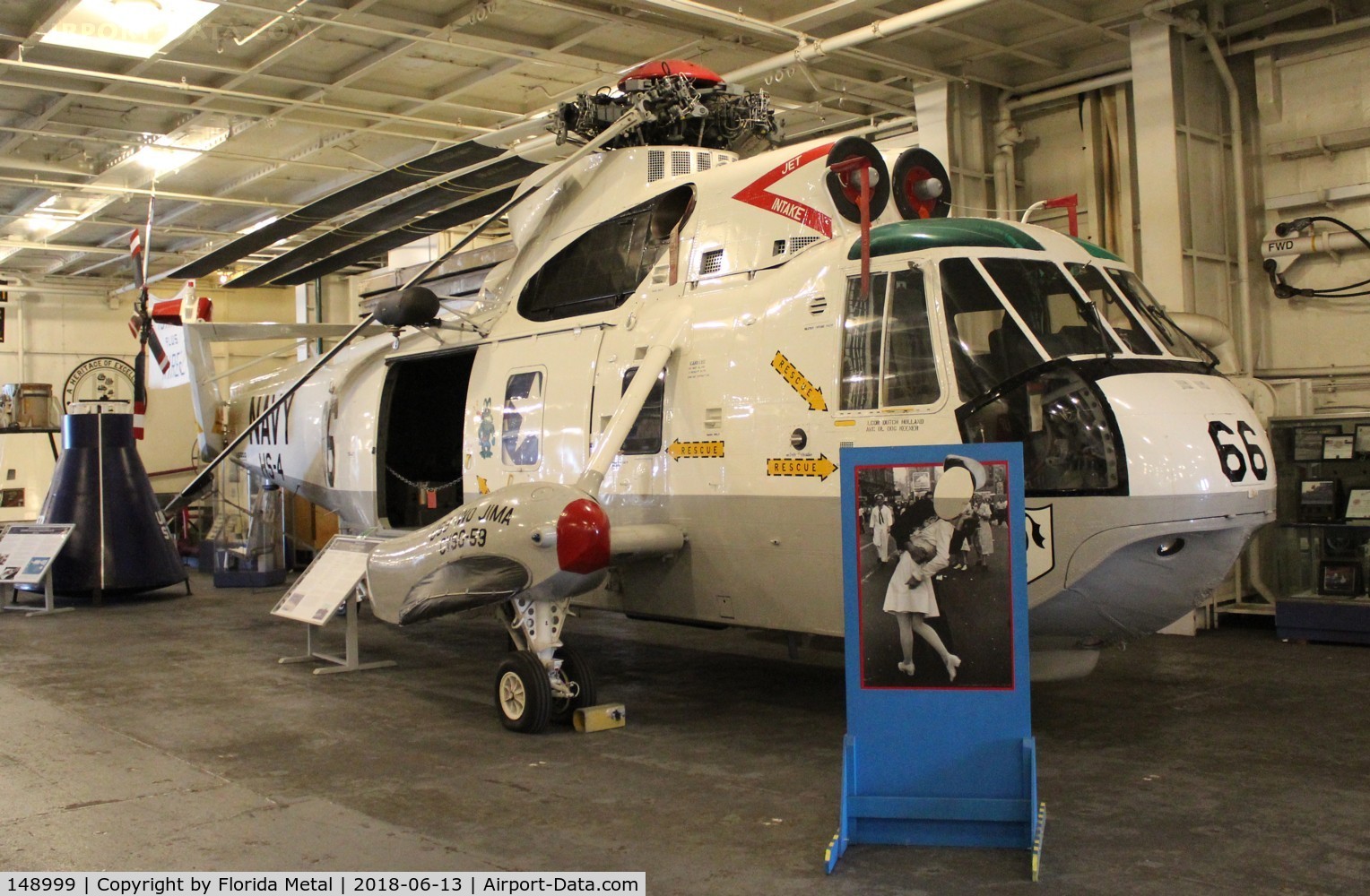 148999, Sikorsky UH-3H Sea King C/N 61073, UH-3H U.S.S. Hornet