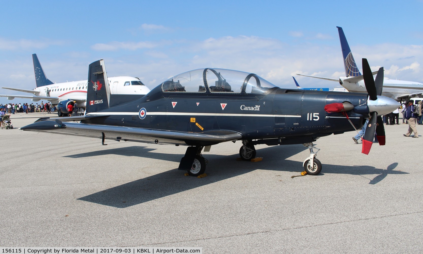 156115, Raytheon CT-156 Harvard II C/N PF-15, CT-156 Cleveland Airshow 2017