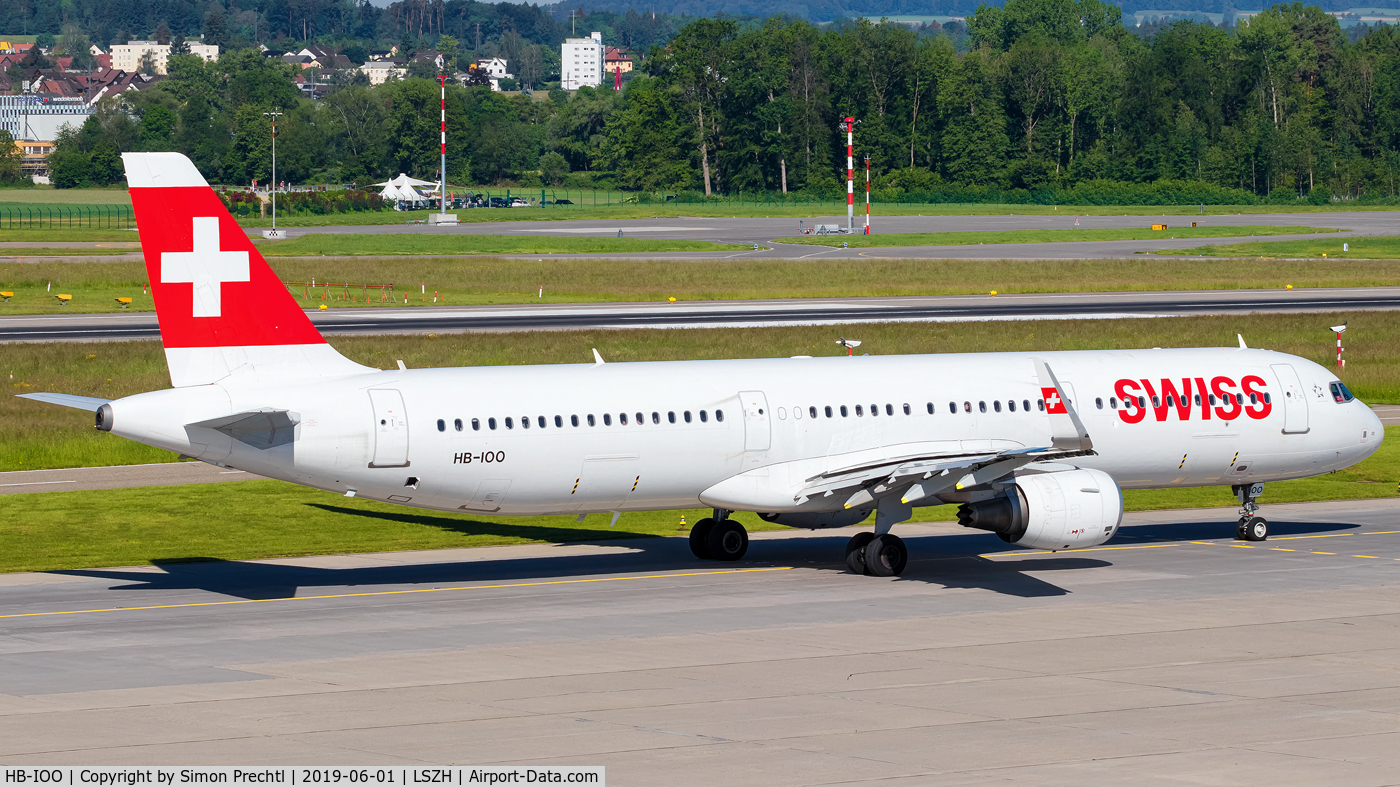 HB-IOO, 2016 Airbus A321-212 C/N 7007, HB-IOO @ Zürich Intl. Airport