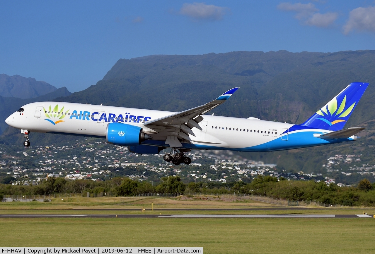 F-HHAV, 2016 Airbus A350-941 C/N 0082, Landing rwy 14