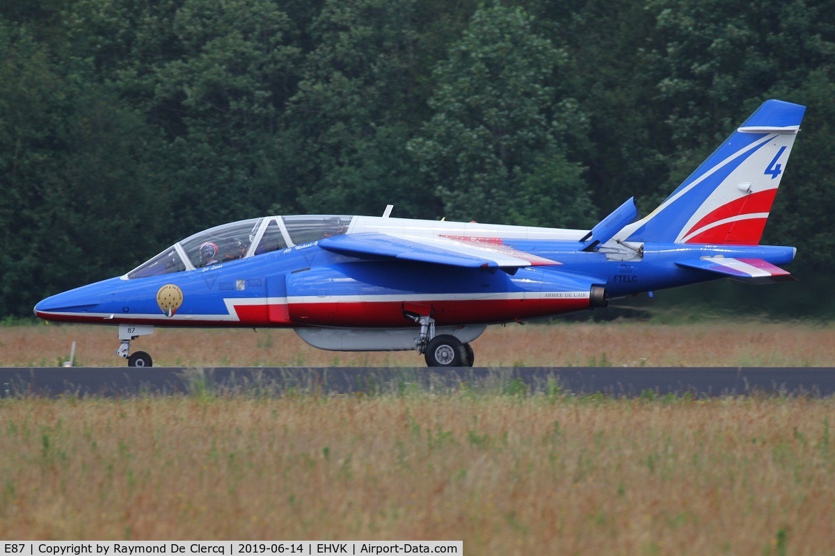 E87, Dassault-Dornier Alpha Jet E C/N E87, At Volkel Air Force Days.
