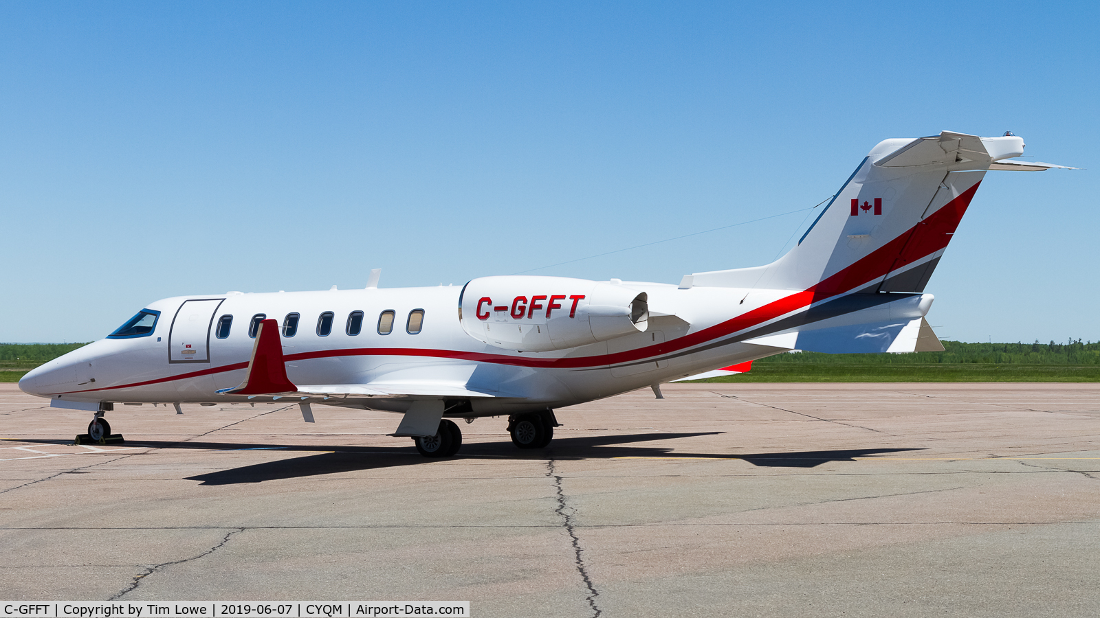 C-GFFT, 2015 Learjet 45 C/N 2145, Parked on Apron 1.