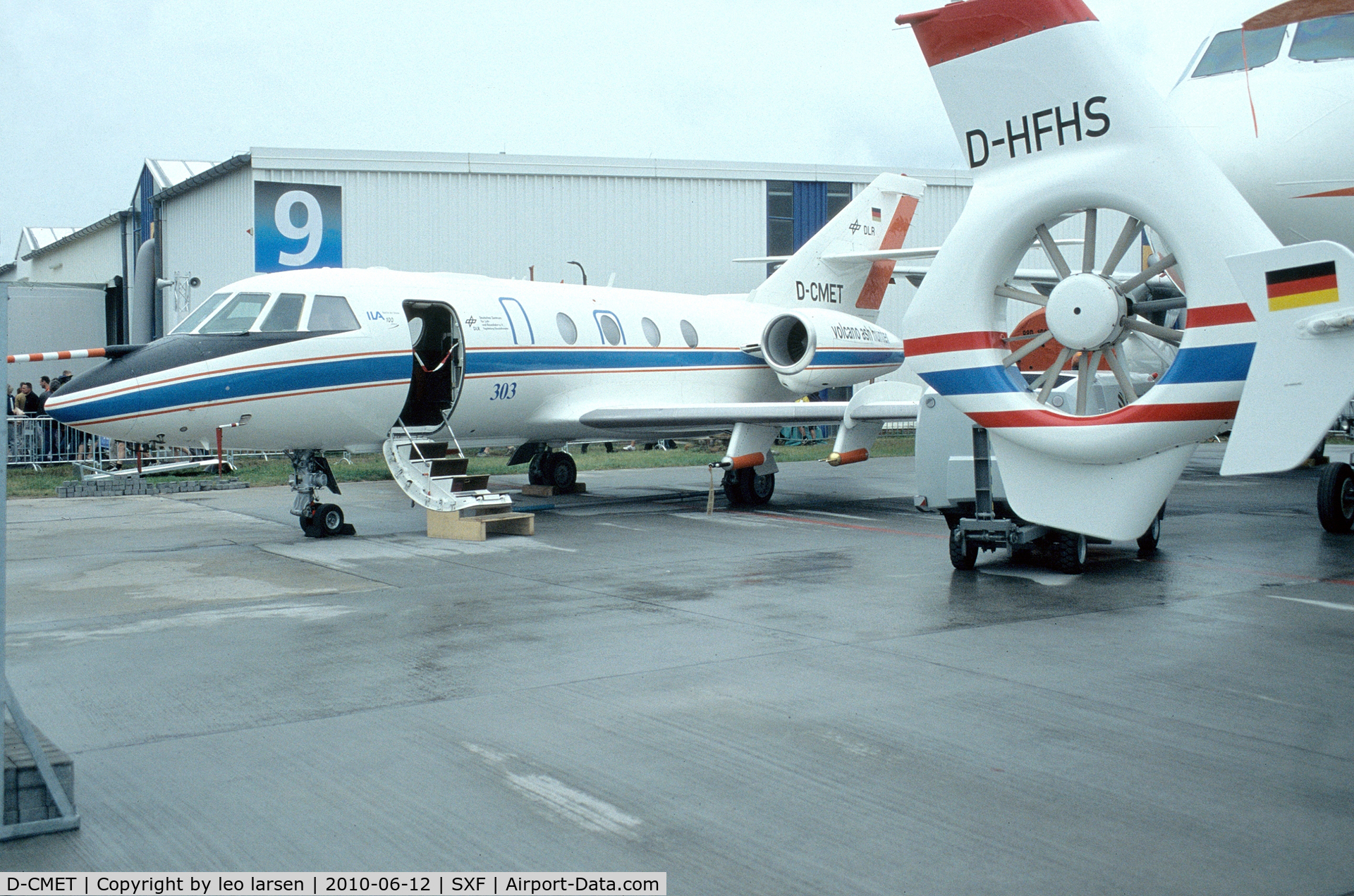 D-CMET, 1976 Dassault Falcon (Mystere) 20E-5 C/N 329, Berlin Air Show 12.6.2010