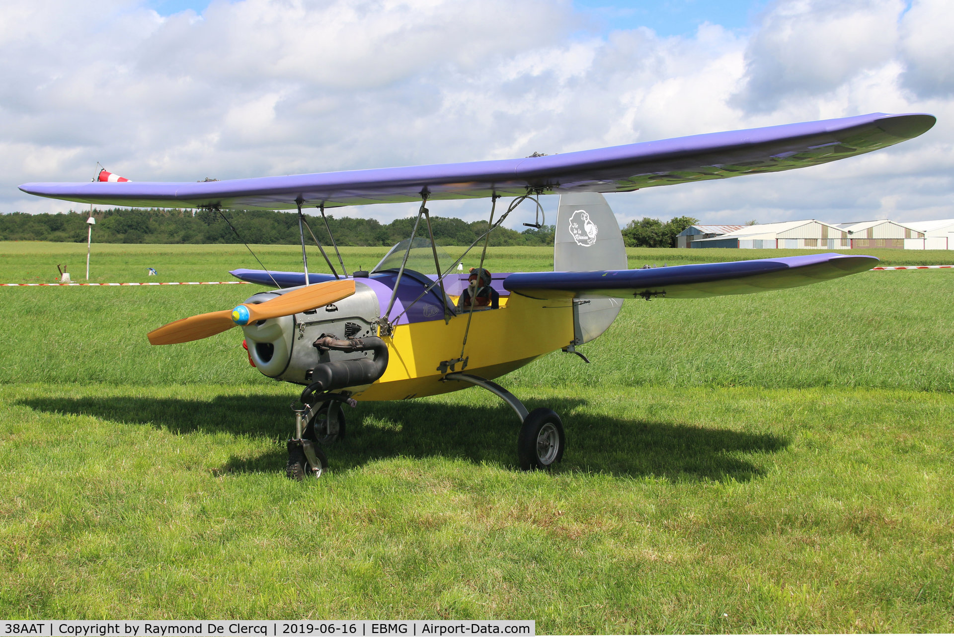 38AAT, Mignet HM.293 Pou-du-Ciel Pou-du-Ciel C/N Not found 38AAT, At Matagne ULM airfield.