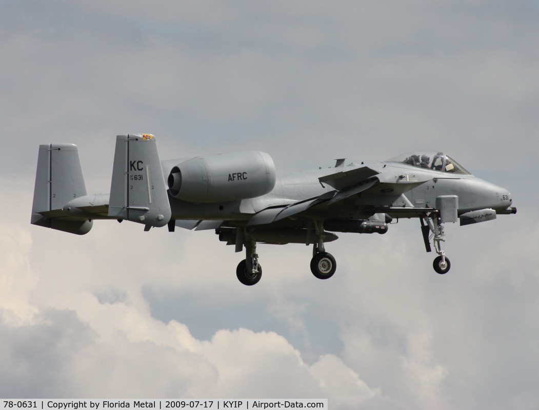 78-0631, 1978 Fairchild Republic A-10C Thunderbolt II C/N A10-0251, Thunder Over Michigan 2009