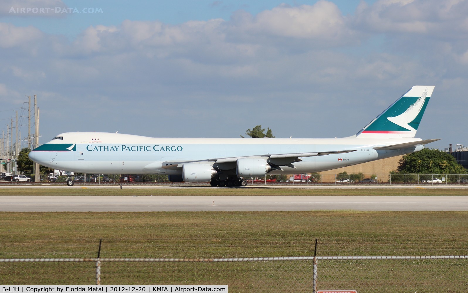 B-LJH, 2012 Boeing 747-867F/SCD C/N 39245, MIA Spotting