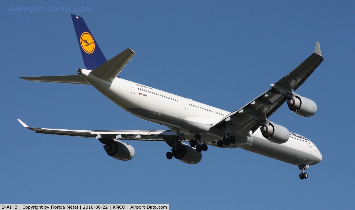 D-AIHB, 2003 Airbus A340-642 C/N 517, MCO spotting