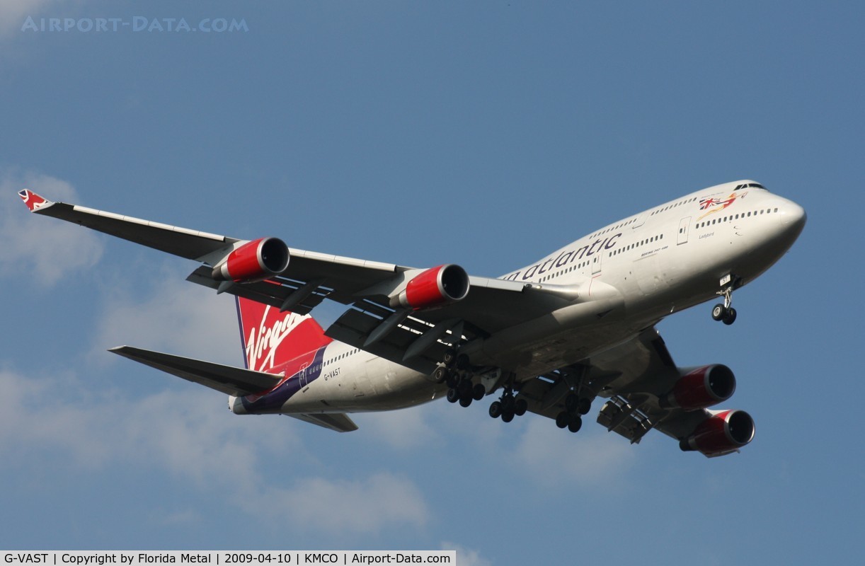 G-VAST, 1997 Boeing 747-41R C/N 28757, MCO Spotting