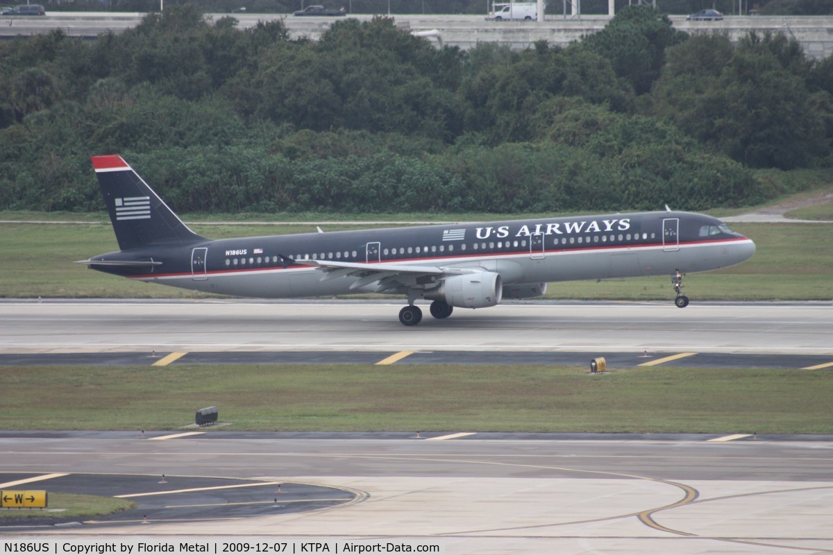 N186US, 2002 Airbus A321-211 C/N 1701, TPA spotting