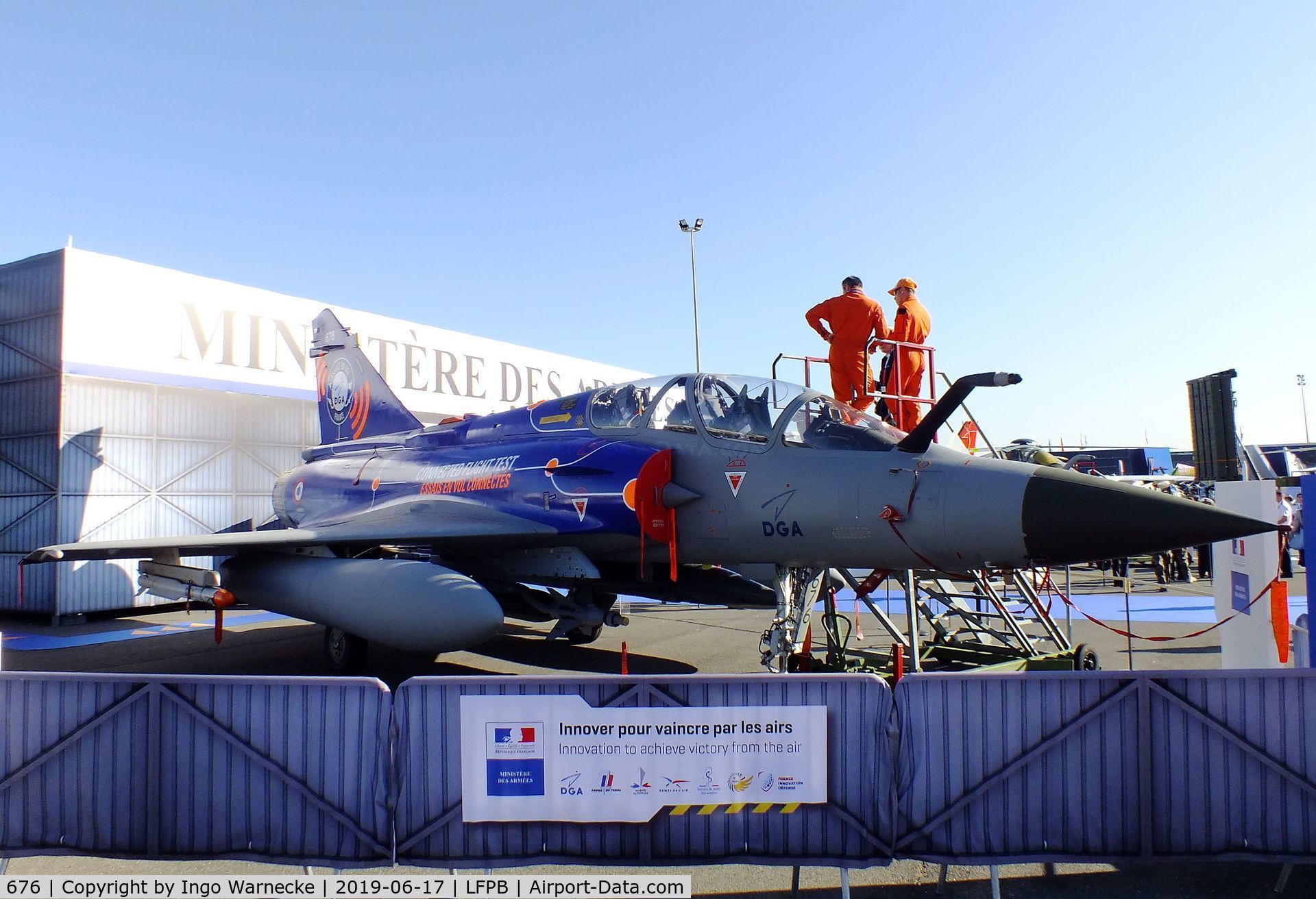 676, Dassault Mirage 2000D C/N 550, Dassault Mirage 2000D of the DGA / Armee de l'Air at the Aerosalon 2019, Paris