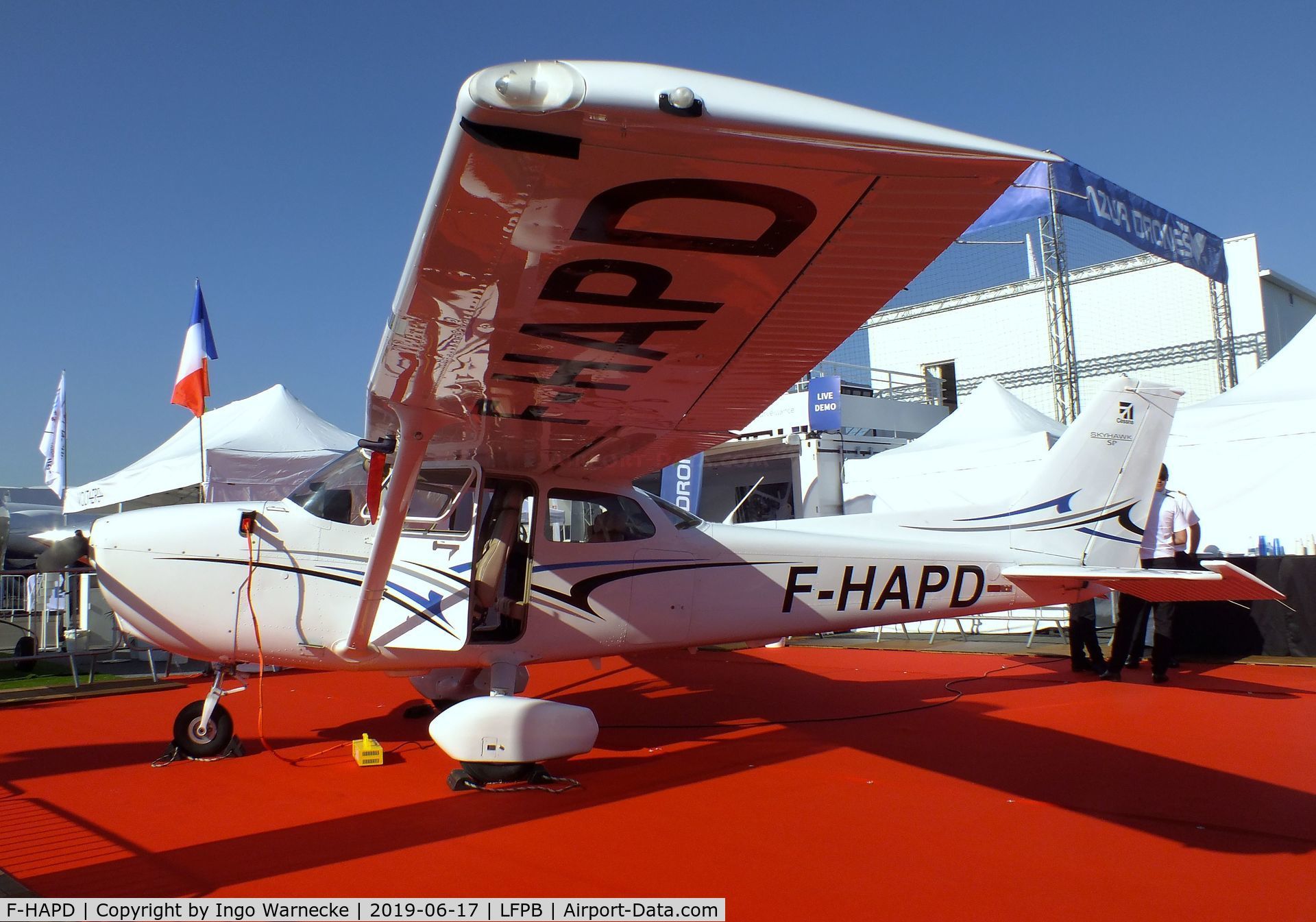 F-HAPD, Cessna 172S C/N 172S-11402, Cessna 172S Skyhawk at the Aerosalon 2019, Paris