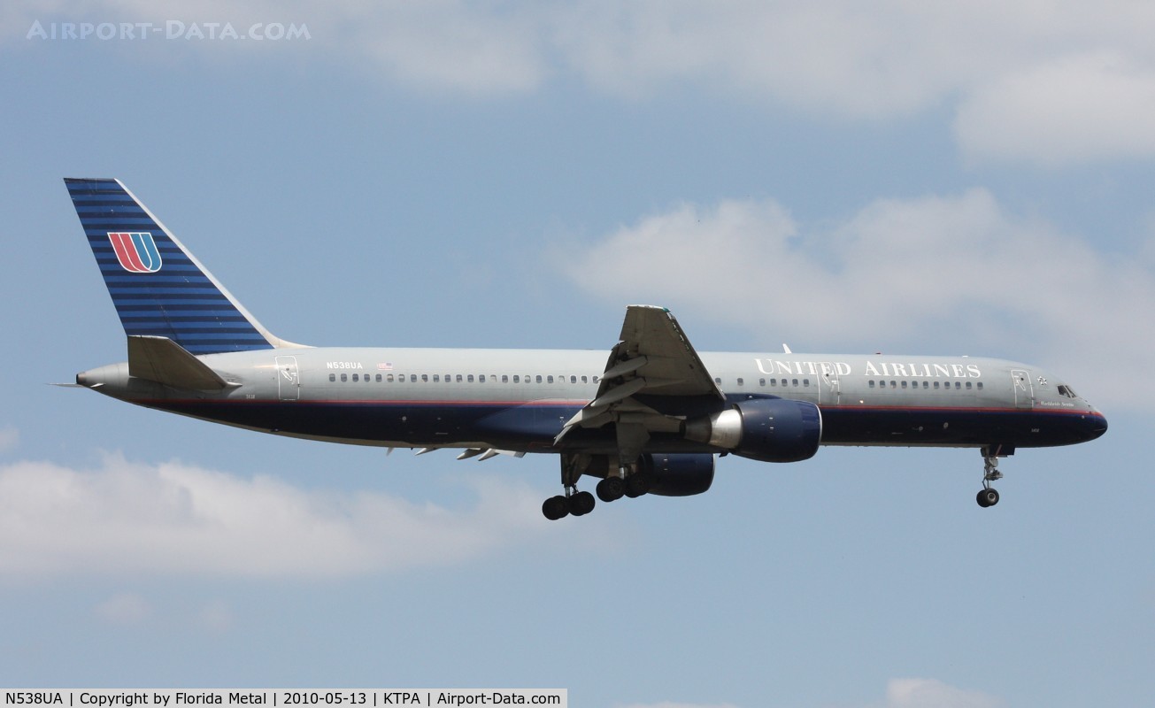 N538UA, 1991 Boeing 757-222(SF) C/N 25222, TPA spotting