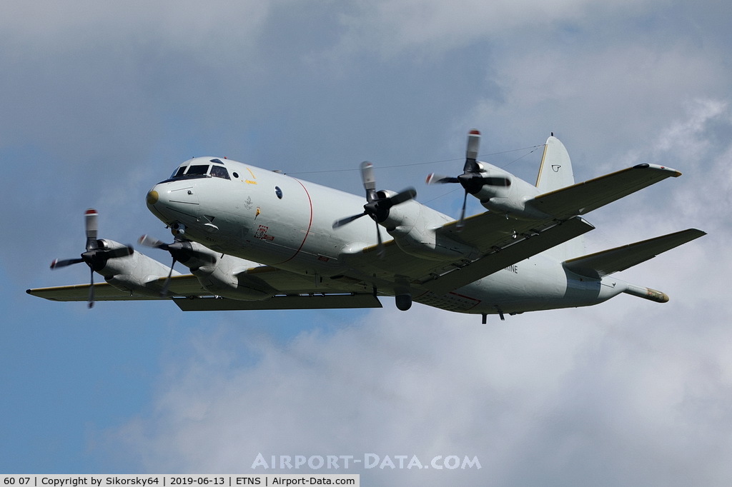 60 07, Lockheed P-3C Orion C/N 285E-5774, Fly past at Jagel, Germany
