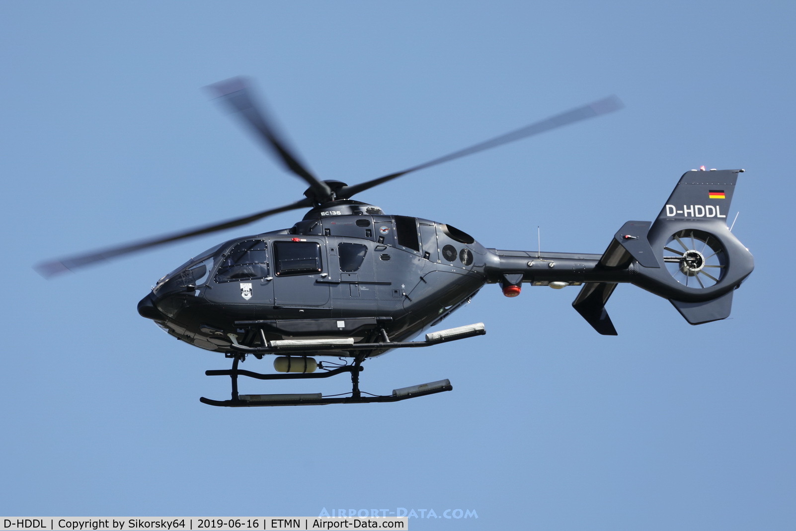 D-HDDL, 2015 Eurocopter EC-135P2+ C/N 1200, Take off at Nordholz Marinestützpunkt, Germany
