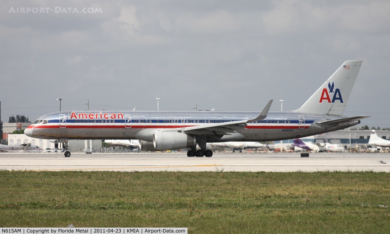 N615AM, 1989 Boeing 757-223 C/N 24491, MIA spotting
