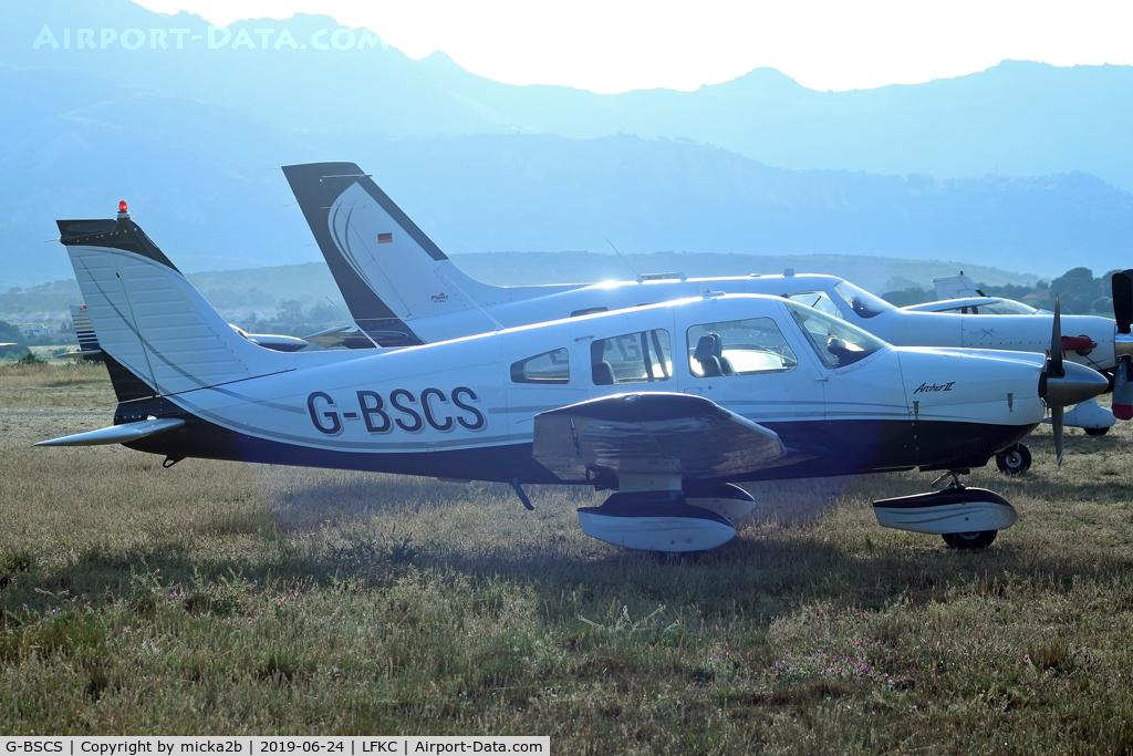 G-BSCS, 1977 Piper PA-28-181 Cherokee Archer II C/N 28-7890064, Parked