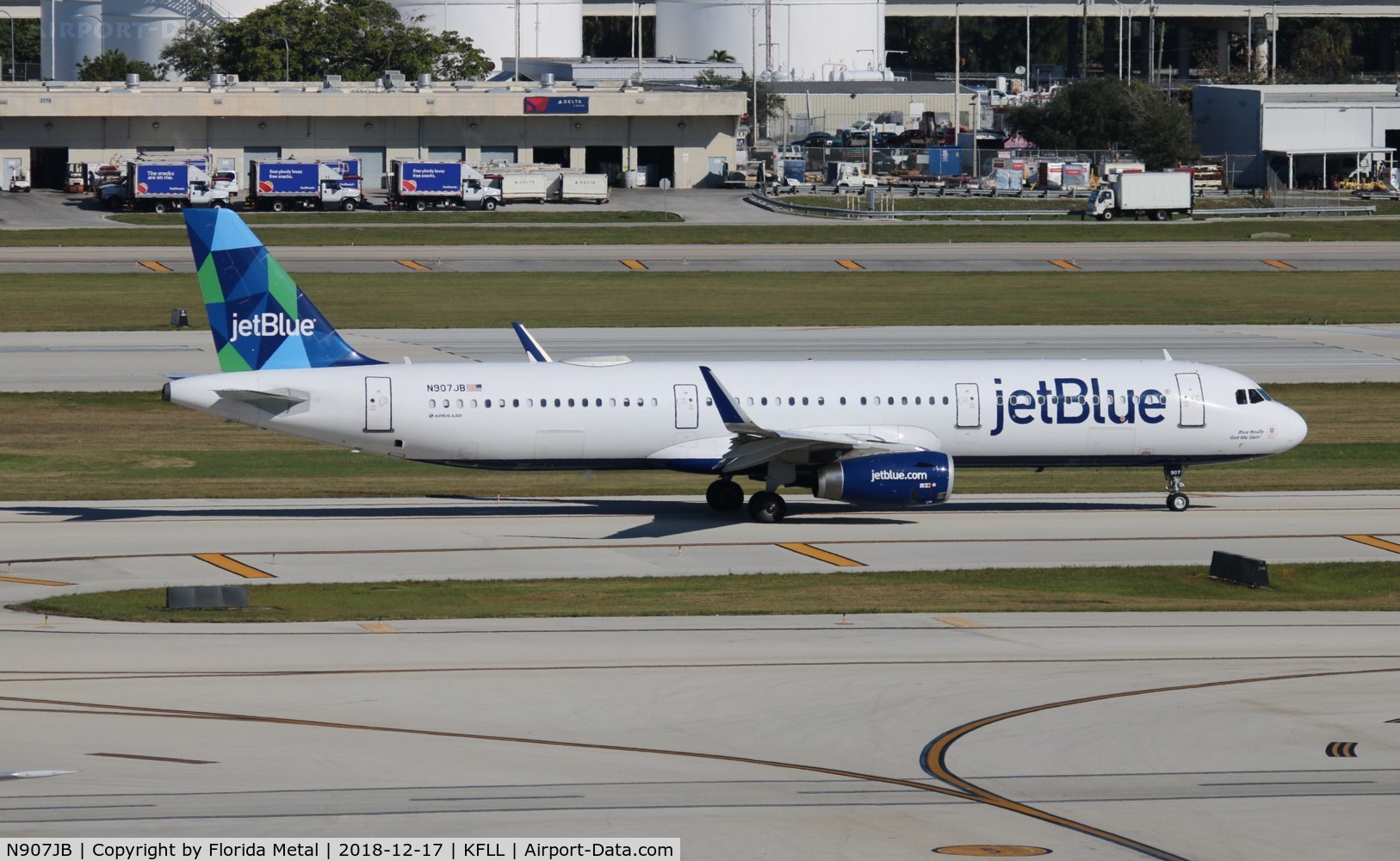 N907JB, 2013 Airbus A321-231 C/N 5865, FLL spotting