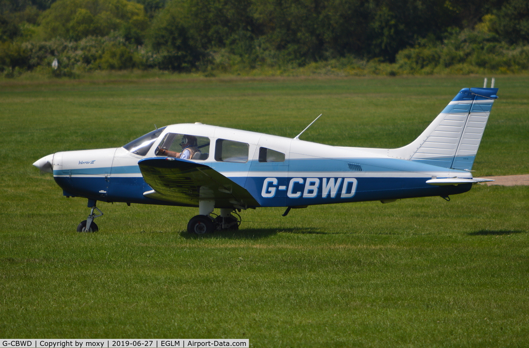 G-CBWD, 2002 Piper PA-28-161 Cherokee Warrior III C/N 2842160, Piper PA-28-161 Cherokee Warrior III at White Waltham.