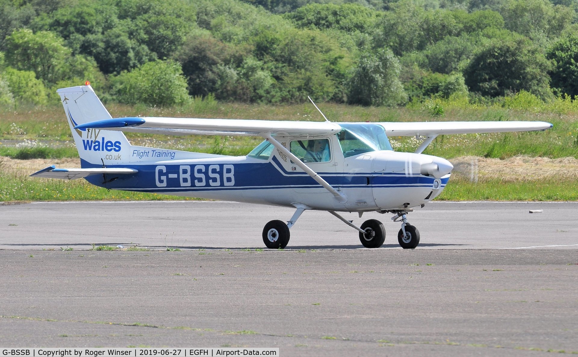 G-BSSB, 1972 Cessna 150L C/N 150-74147, Visiting 150L operated by Flywales.