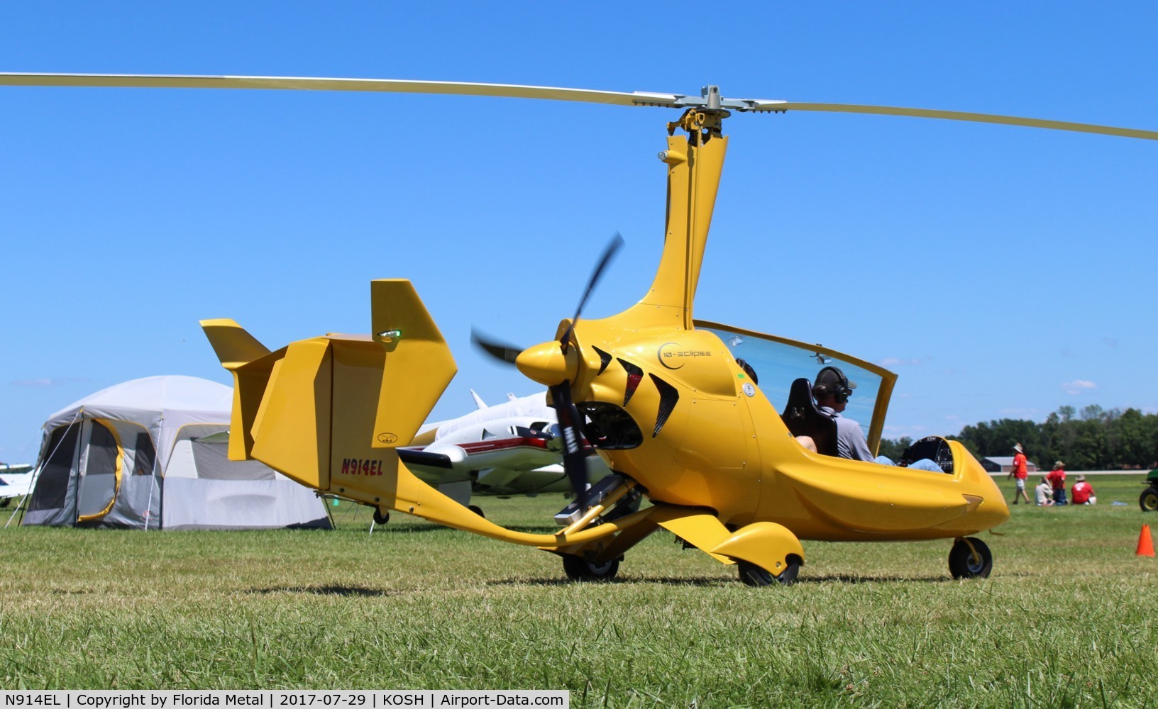 N914EL, 2017 ELA Aviacion ELA-10 Eclipse C/N 08165051014, Air Venture 2017