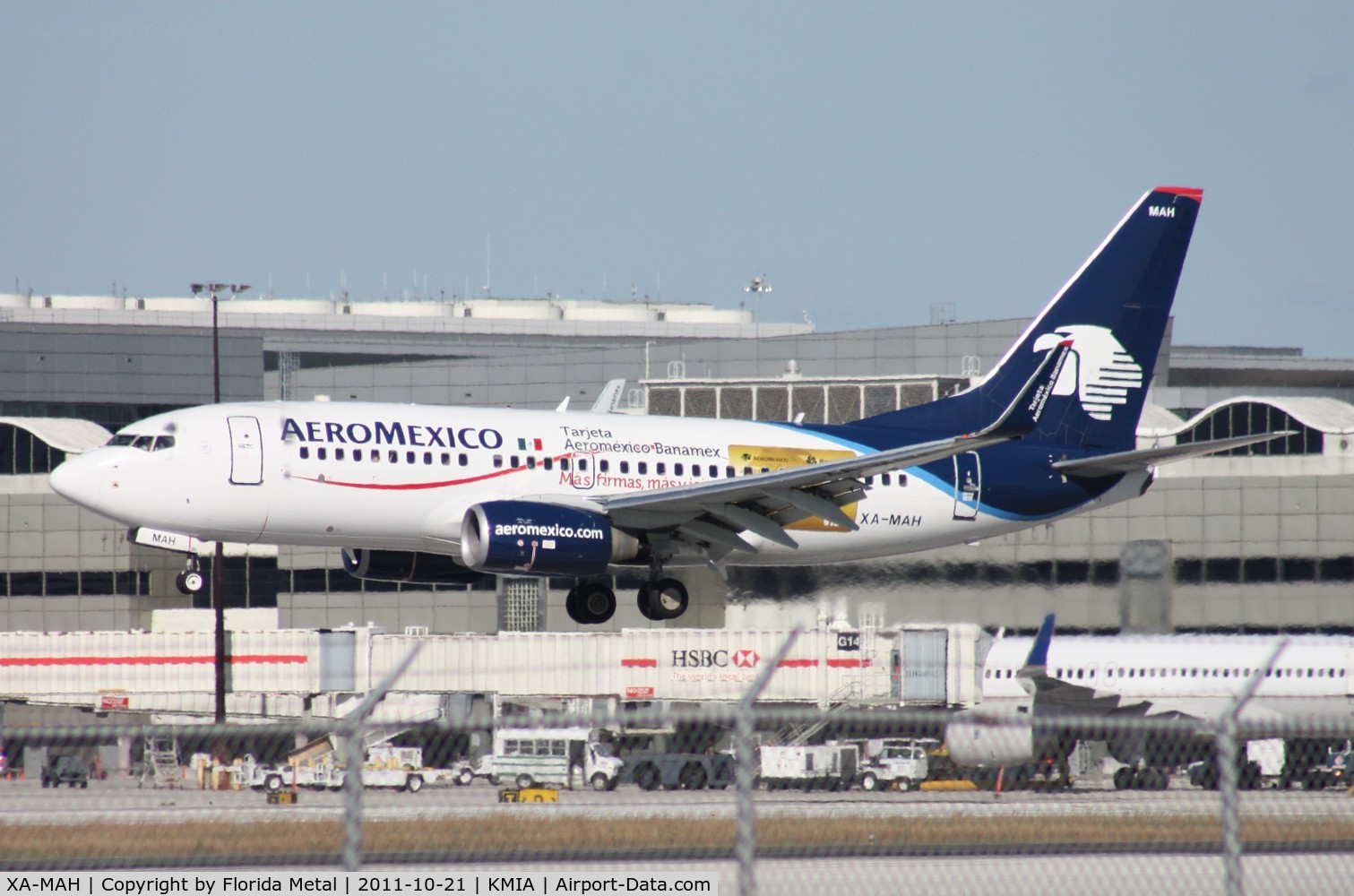 XA-MAH, 2007 Boeing 737-752 C/N 35122, MIA spotting