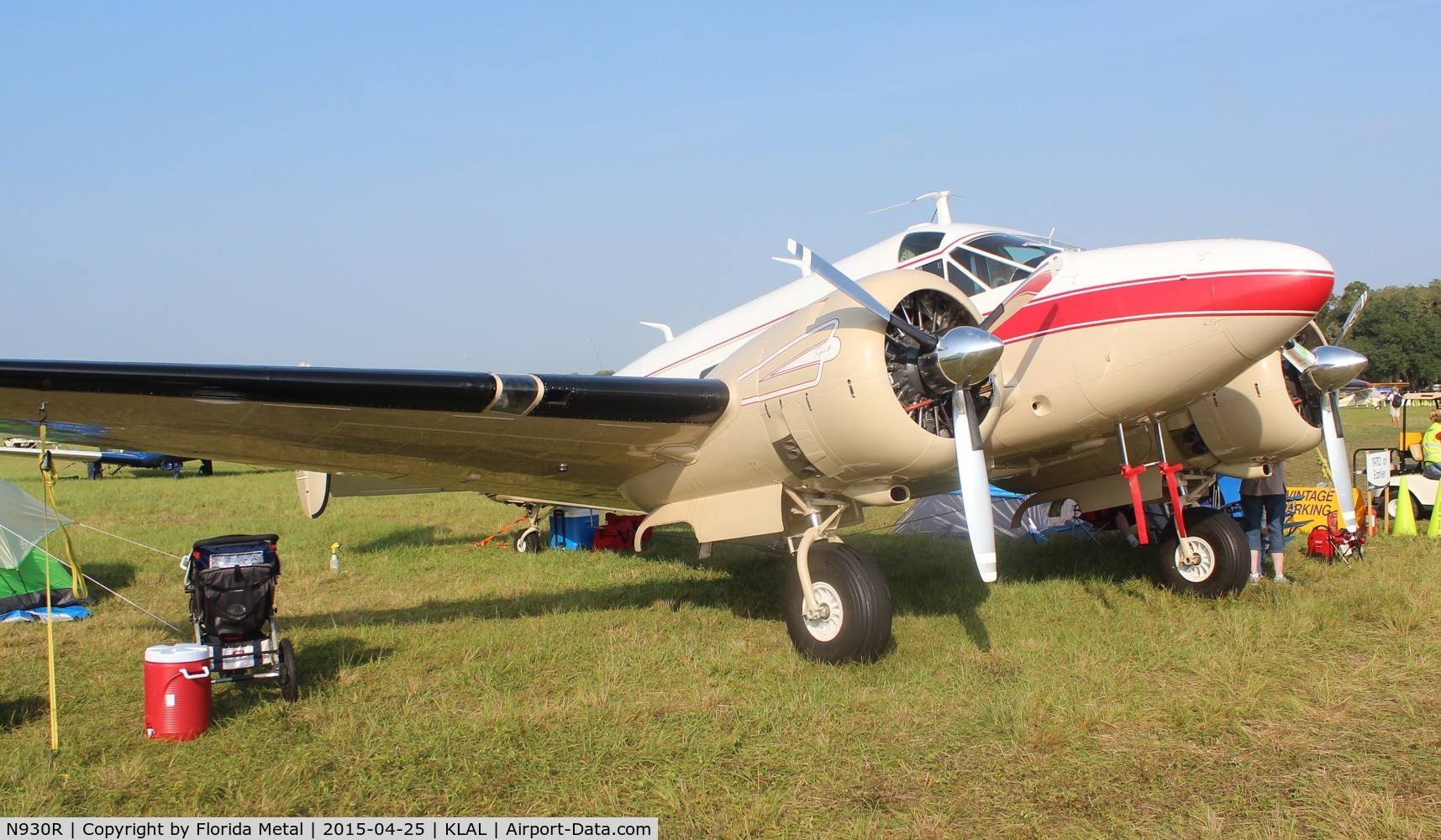 N930R, 1959 Beech E18S C/N BA-438, Sun N Fun 2015